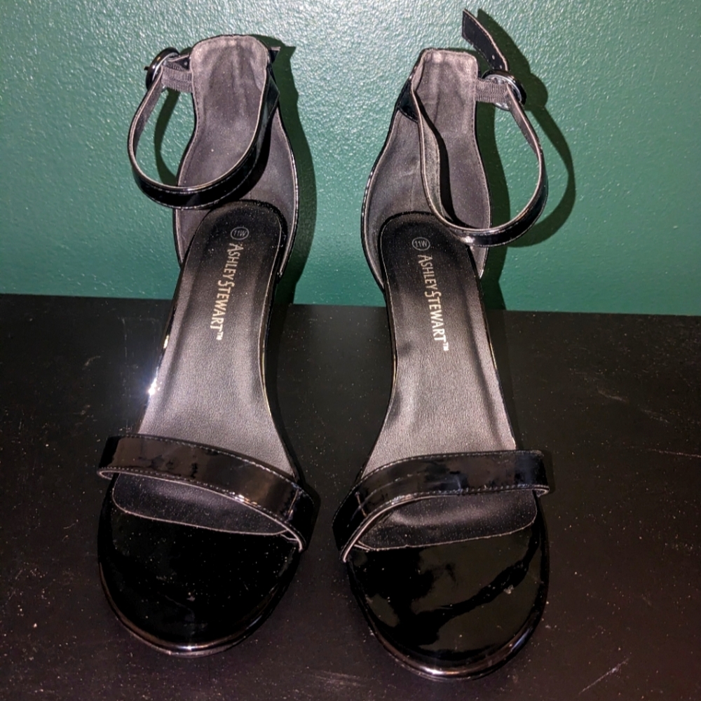 Patent Leather Heeled Sandal